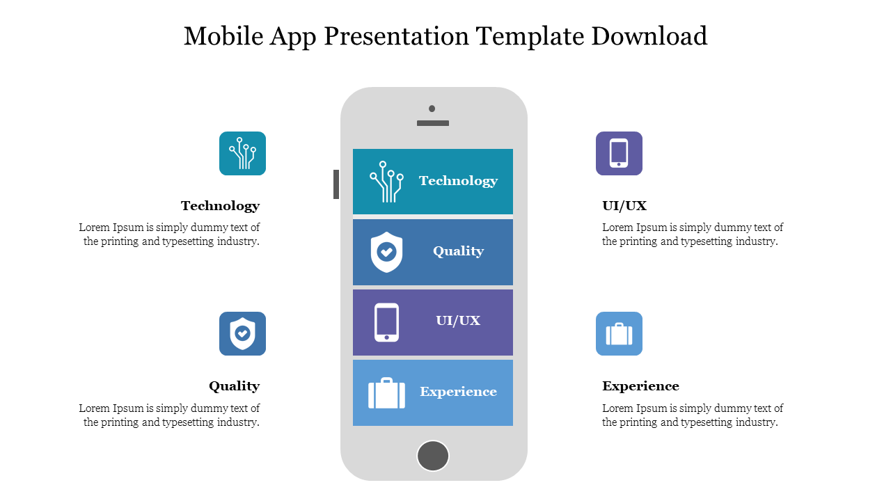 Mobile App Presentation Template Free Download